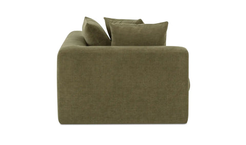 Davie Left Arm Facing Chair Olive