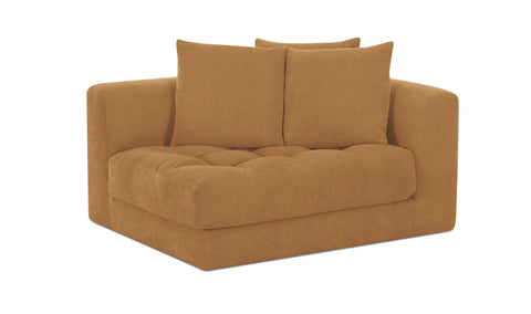 Davie Right Arm Facing Chair Golden Yellow