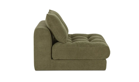 Davie Slipper Chair Olive