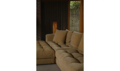 Davie Ottoman Golden Yellow