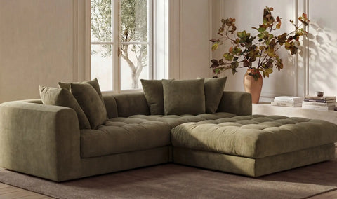 Davie Ottoman Olive