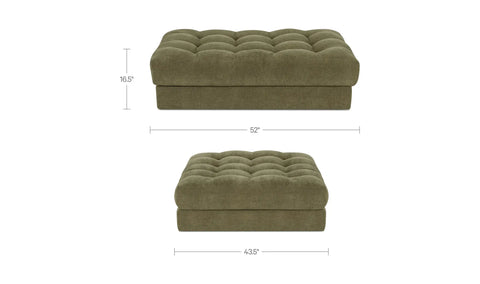 Davie Ottoman Olive