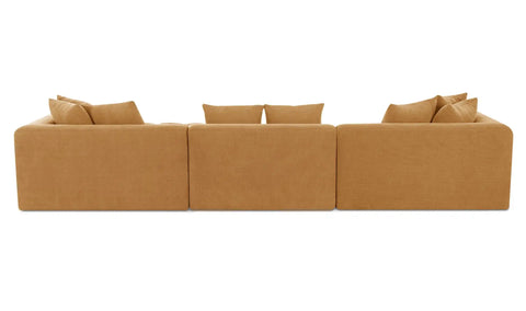 Davie Lounge Modular Sectional Golden Yellow