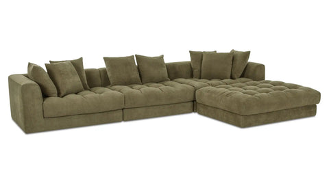 Davie Lounge Modular Sectional Olive