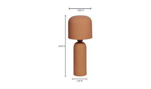Echo Lamp Terracotta