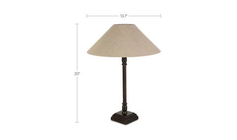 Mayfair Table Lamp Brown