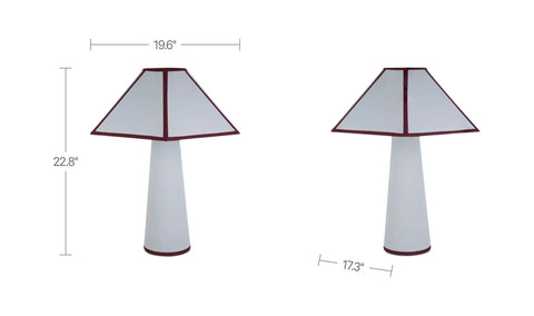Gigi Table Lamp Light Blue