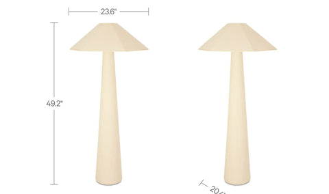 Gigi Floor Lamp Cream