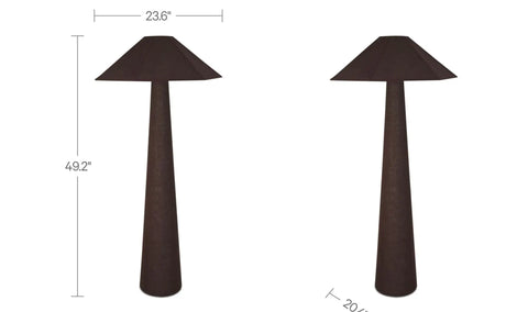 Gigi Floor Lamp Dark Brown Floor Lamp