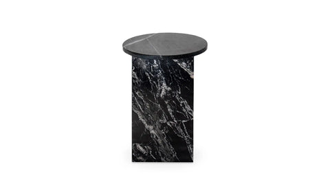 Grace Accent Table Black Marble