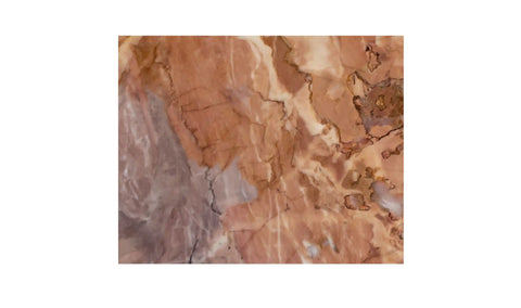 Grace Accent Table Orange Levante Marble