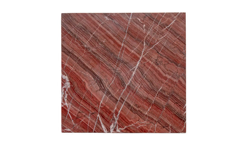 Blair Accent Table Rosso Levanto Marble