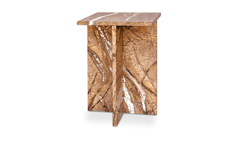 Blair Accent Table Golden Forest Marble