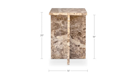 Blair Accent Table Panther Marble