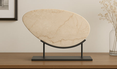 Galen Sculpture Botticino Beige Marble