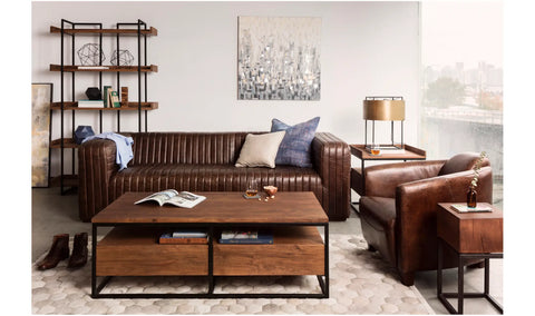 Salzburg Club Chair Dark Brown Leather