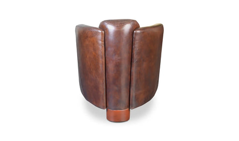 Salzburg Club Chair Dark Brown Leather