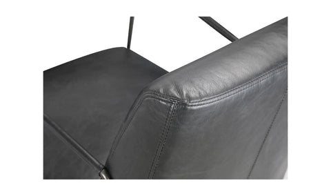 Dagwood Leather Armchair Black