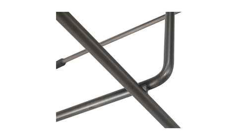 Starlet Counter Stool Onyx Black Leather - Set Of Two