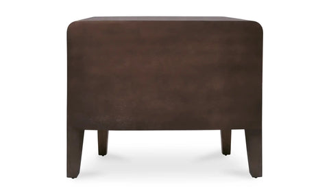Iris Nightstand Distressed Black
