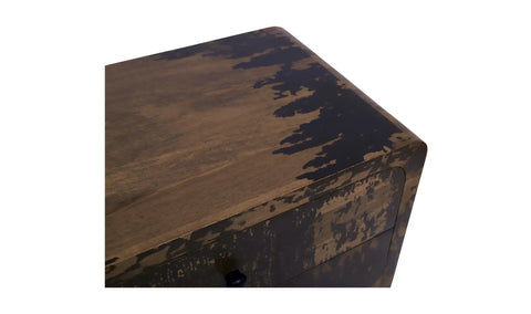 Iris Nightstand Distressed Black