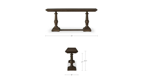 Everson Console Table Brown