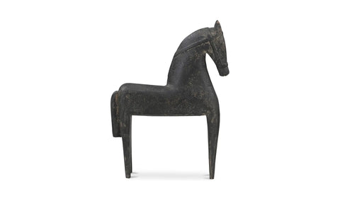 Gallant Wooden Sculpture Black