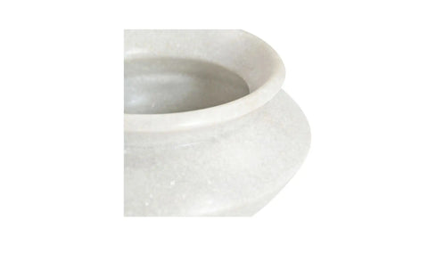 Romano Vessel White Marble