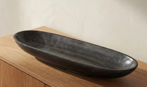 Venetia Tray Black Marble