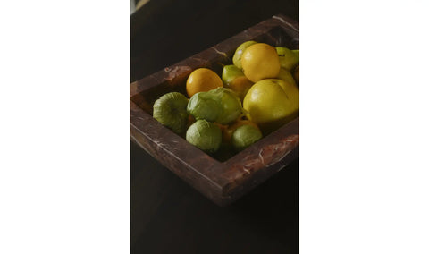 Piero Basin Deep Red Marble