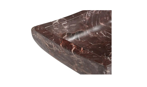 Piero Basin Deep Red Marble