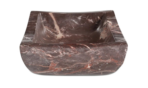 Piero Basin Deep Red Marble