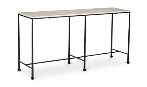 River Console Table Botticino Marble