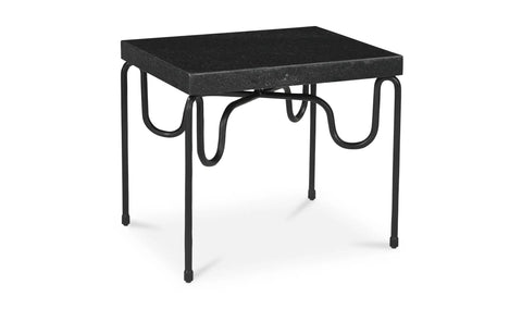 Getty Side Table Black Granite
