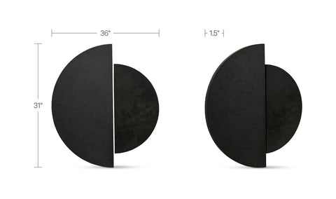 Meridian Wall Décor Black