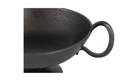 Floris Decorative Bowl Black Cast Aluminum