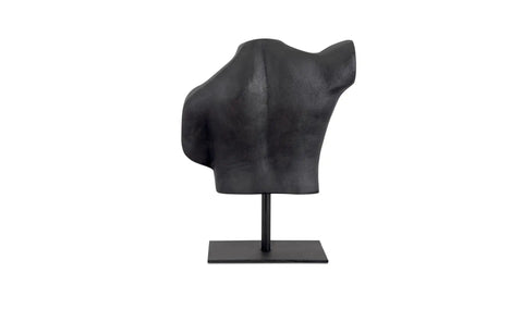 Victor Cast Alumiinum Sculpture Aged Black