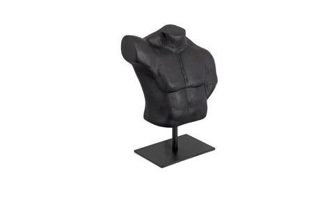 Victor Cast Alumiinum Sculpture Aged Black