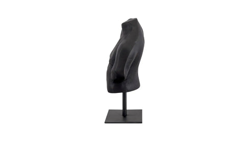 Victor Cast Alumiinum Sculpture Aged Black