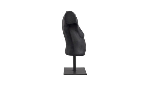 Victor Cast Alumiinum Sculpture Aged Black