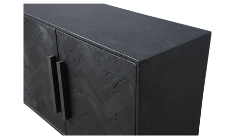 Fishbone Sideboard Black