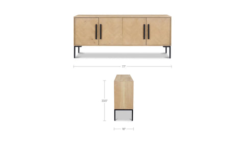 Fishbone Sideboard Natural