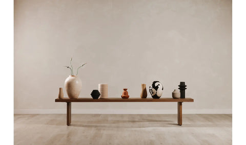 Koshi Bench Sandblasted Amber Oak