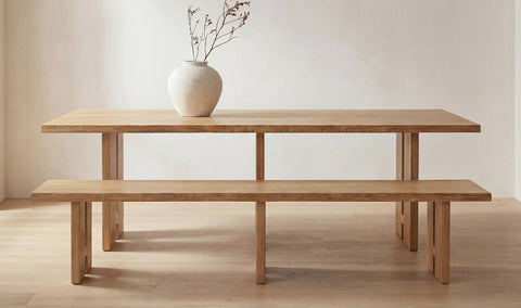 Tessa Dining Bench Natural
