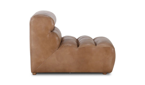 Ramsay Leather Slipper Chair Tan