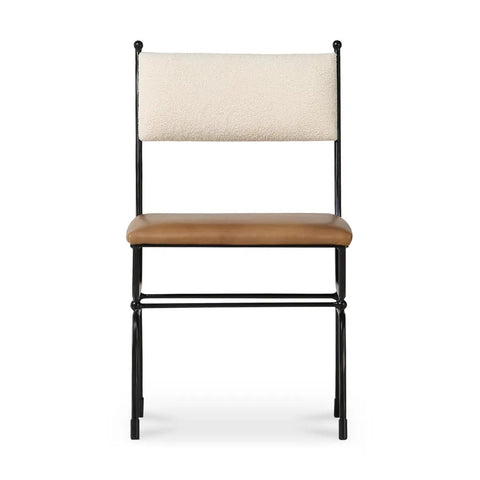 Posta Dining Chair Brown Leather