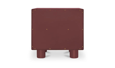 Jolene Nightstand Deep Red