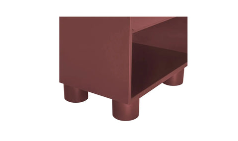 Jolene Nightstand Deep Red