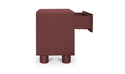 Jolene Nightstand Deep Red