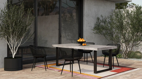 Piazza Outdoor Chair Black - Set Of Two